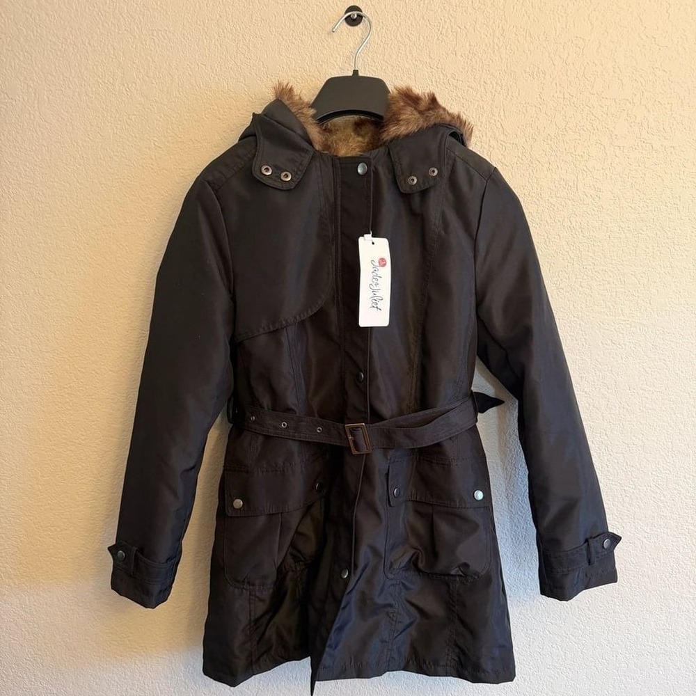 2-in-1 NWT Jade & Juliet Women's ‎ Winter Jacket w/ Removable Faux Fur Lining